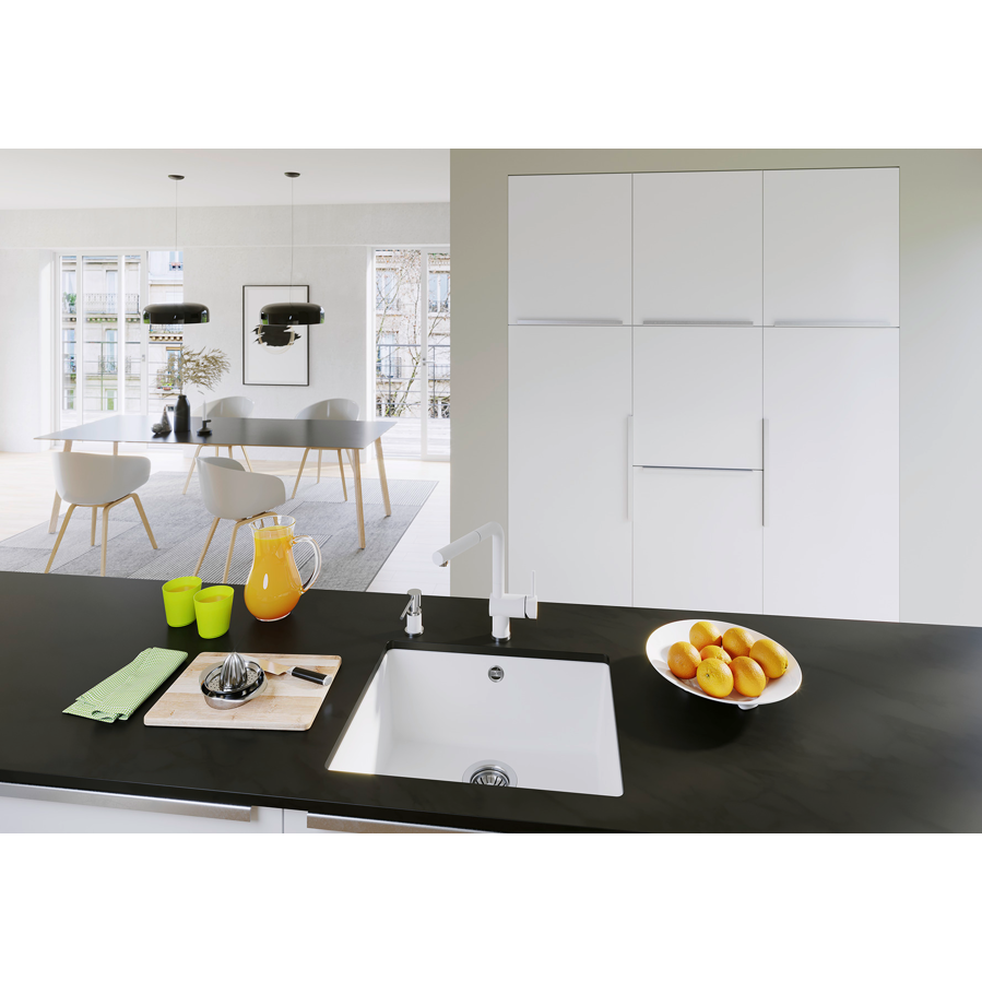Sudoper Blanco Rotan 500-U crni bez dalj. 526098