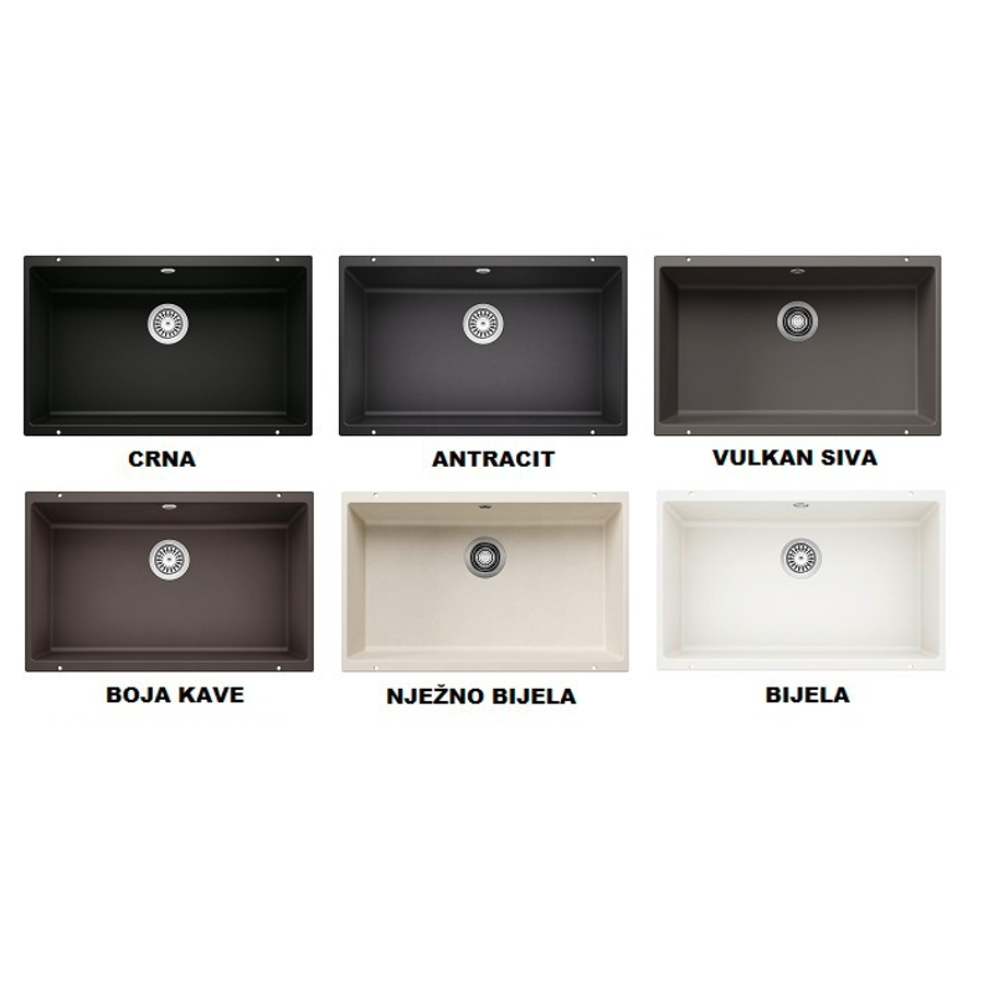 Sudoper Blanco Rotan 700-U bez dalj.