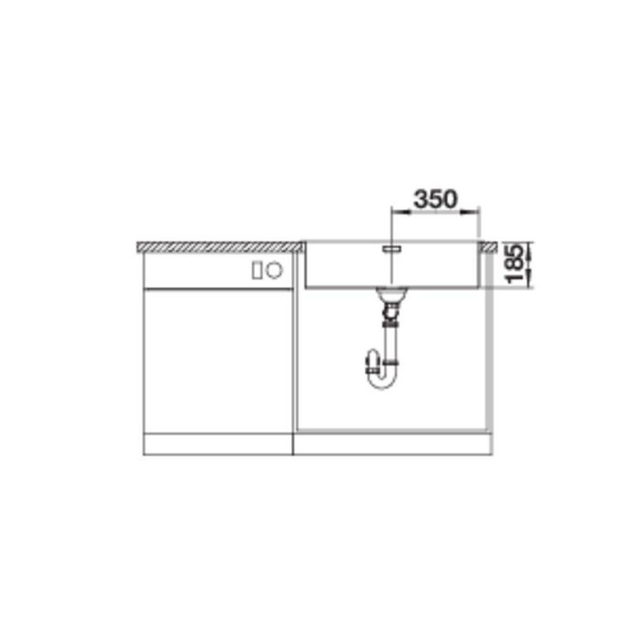 Sudoper Blanco Solis 700-IF/A s dalj. 526127