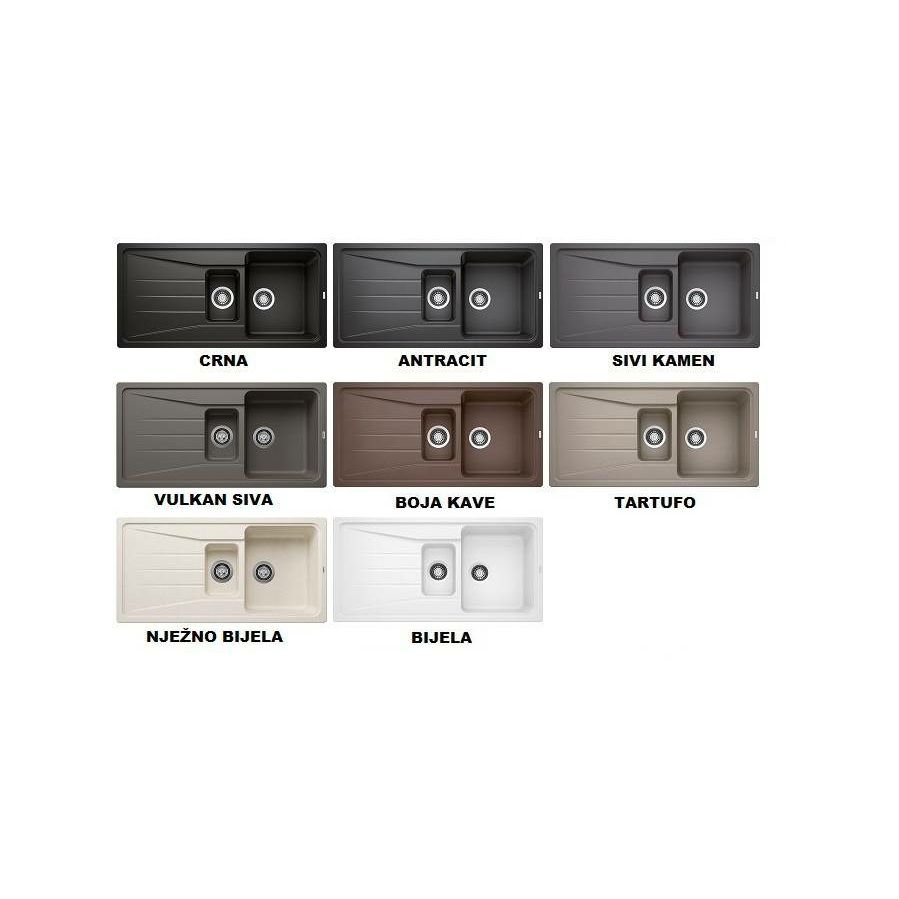 Sudoper Blanco Sona 6S Silgranit bez dalj.