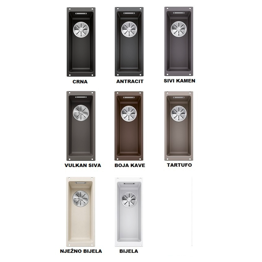 Sudoper Blanco Subline 160-U bez.dalj.