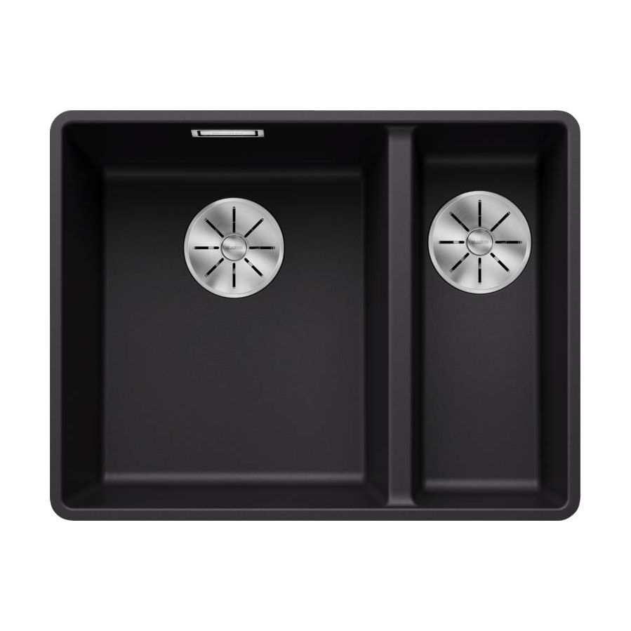 Sudoper Blanco Subline 340/160-F crni InFino veliki bazen lijevo bez dalj 525984