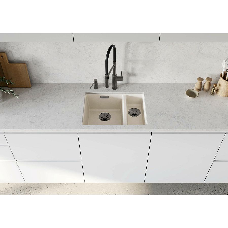 Sudoper Blanco Subline 340/160-U antracit bez InFino seta gl. bazen lij. 527821