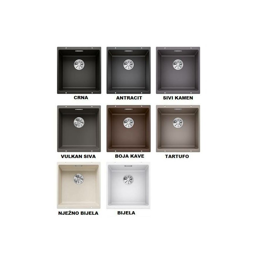 Sudoper Blanco Subline 400-U bez dalj. 523422