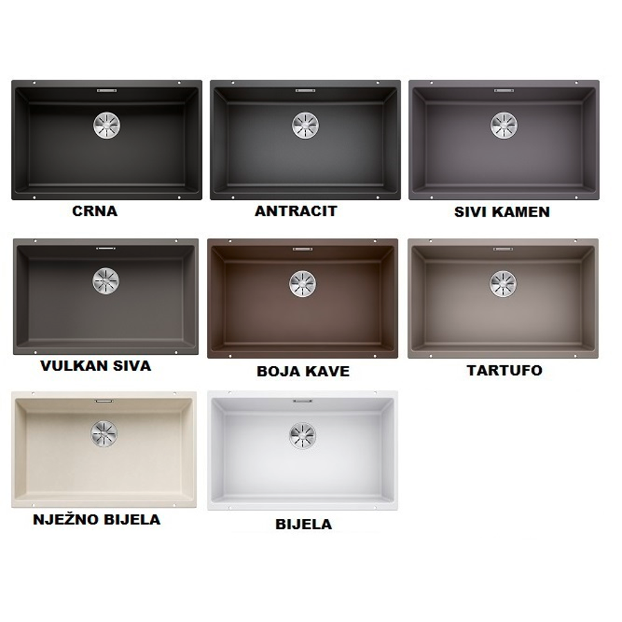 Sudoper Blanco Subline 700-U InFino bez dalj.