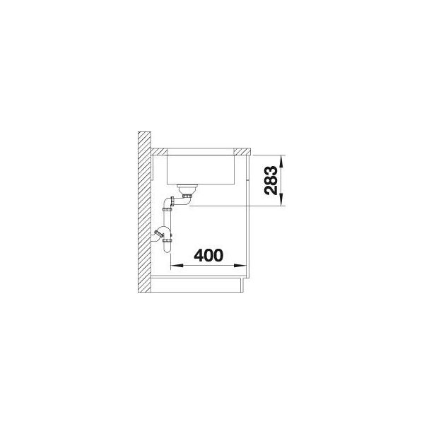 Sudoper Blanco Supra 500-U 18/10 bez dalj. 518205