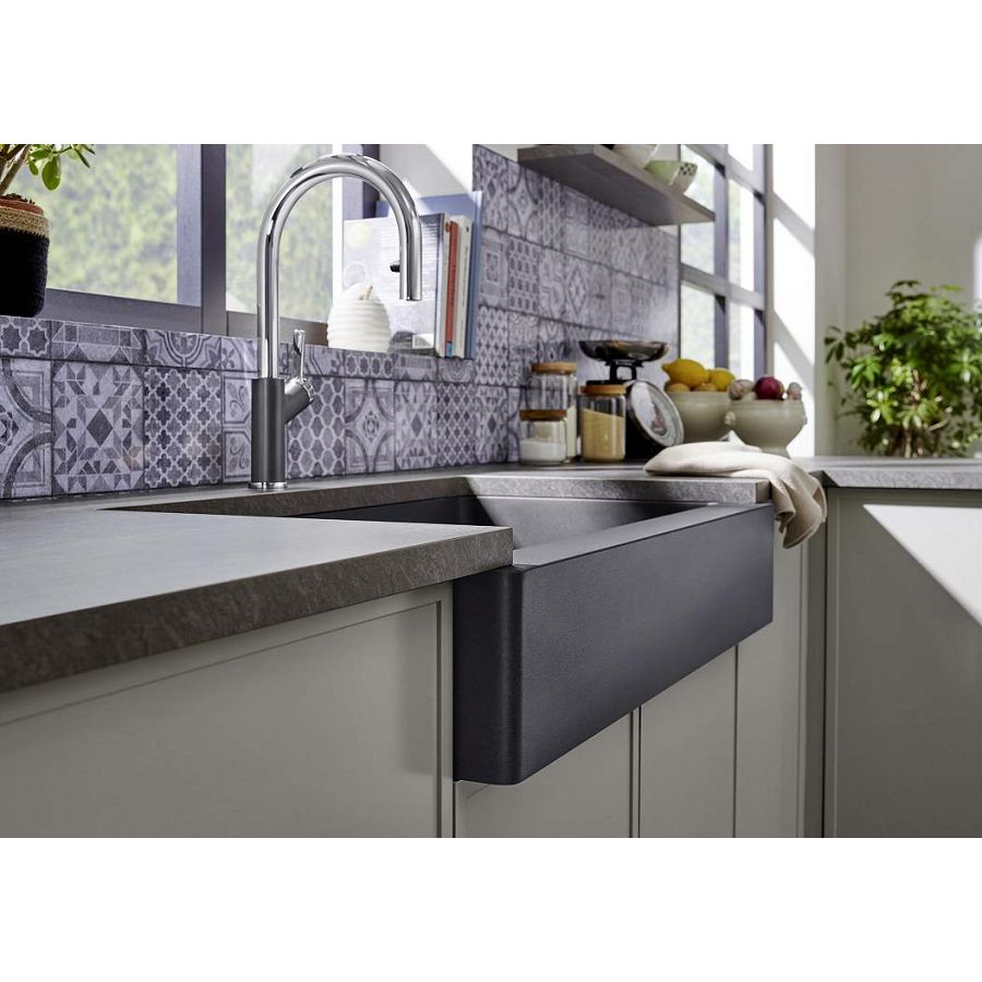 Sudoper Blanco Vintera XL 9-UF antracit InFino bez dalj. 526101