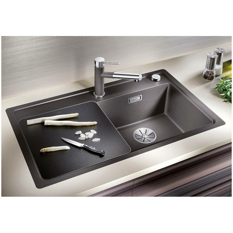 Sudoper Blanco Zenar 5S antracit desni, InFino s dalj. 523934