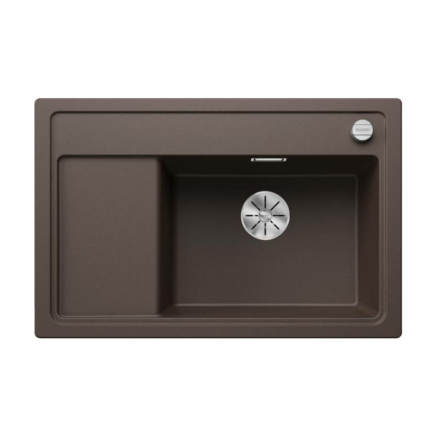 Sudoper Blanco Zenar XL 6S Compact crni InFino bazen desno s dalj. 526052