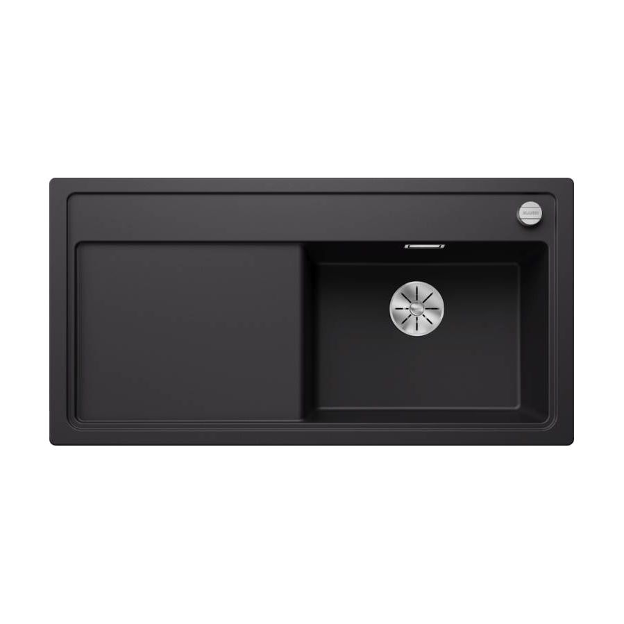 Sudoper Blanco Zenar XL 6S crni InFino bazen desno s dalj. 526062