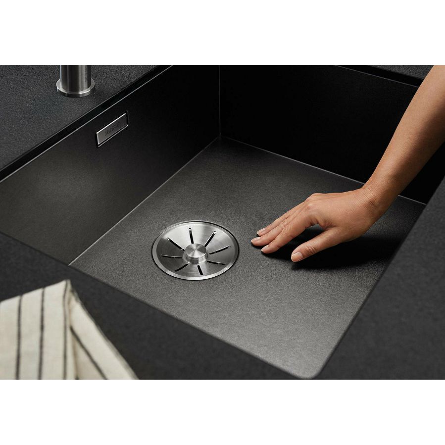 Sudoper Blanco Zerox 500-U InFino Dark Steel bez dalj. 526243