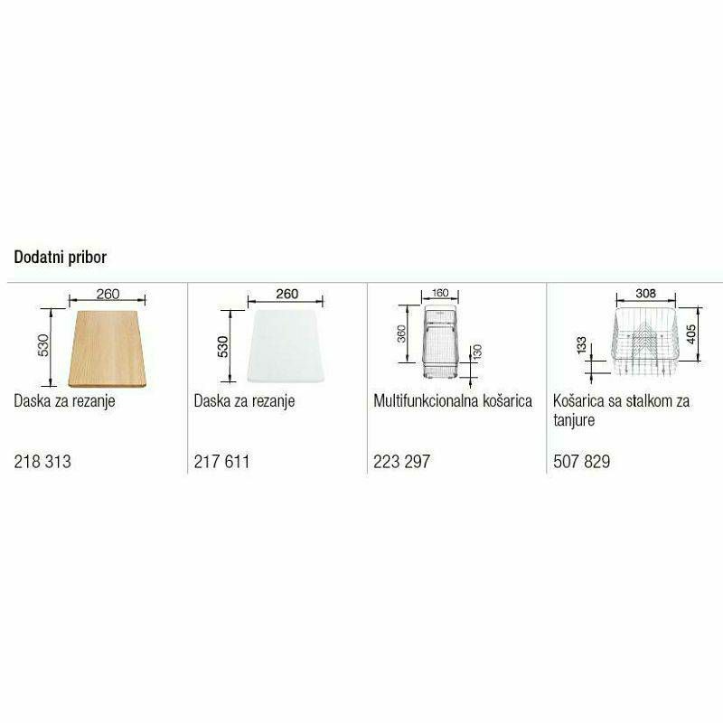 Sudoper Blanco Zia 5S bez dalj.