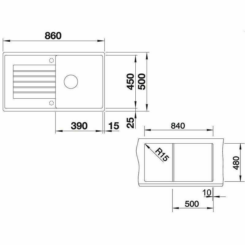 Sudoper Blanco Zia 5S sa daljinskim