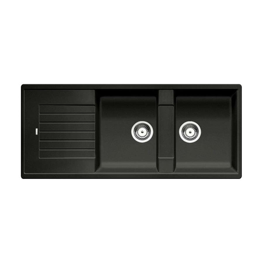 Sudoper Blanco Zia 8S antracit bez dalj. 515605