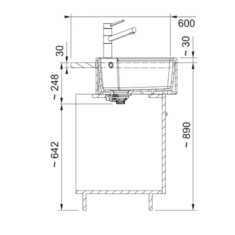Sudoper Franke Belfast BFK 720-36-36 sjajno bijeli 130.0748.974