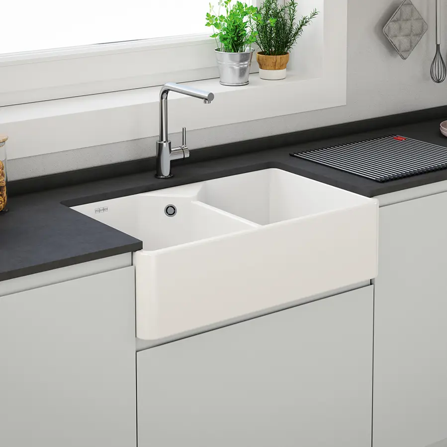 Sudoper Franke Belfast BFK 720-36-36 sjajno bijeli 130.0748.974