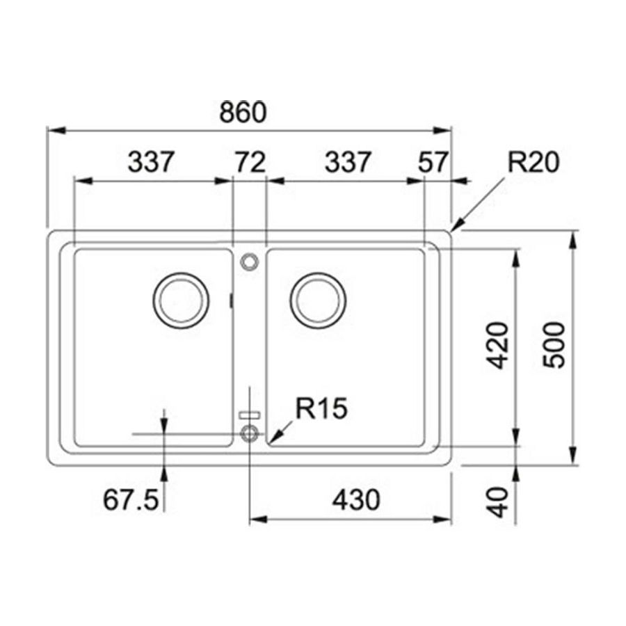 Sudoper Franke Boston BFG 620