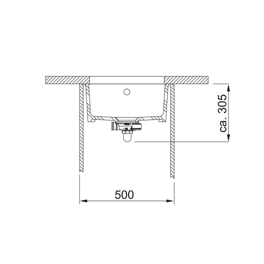 Sudoper Franke Kubus KBK 110-40 crni 126.0335.878