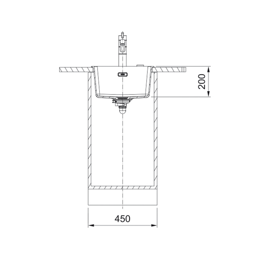 Sudoper Franke Maris 2.0 MRG 110-37 Black Collection 125.0683.231