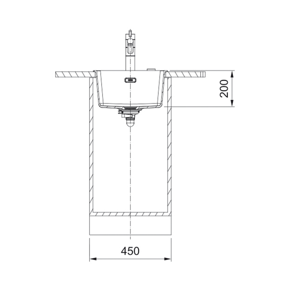 Sudoper Franke Maris 2.0 MRG 110-37 Crna 125.0683.135
