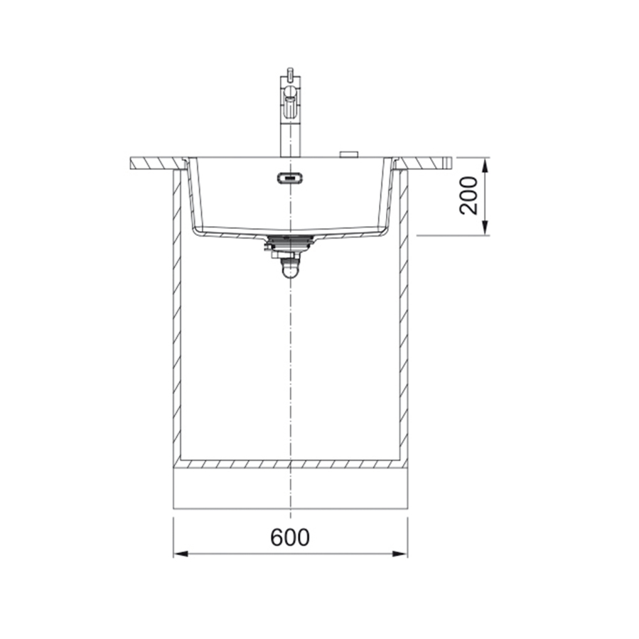 Sudoper Franke Maris 2.0 MRG 110-52 A crni 125.0683.101