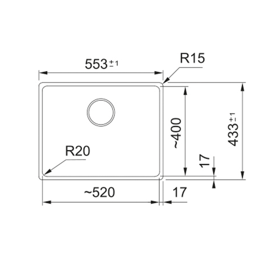 Sudoper Franke Maris 2.0 MRG 110-52 crni 125.0686.716