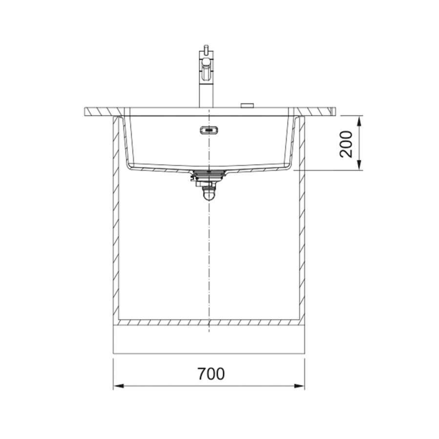 Sudoper Franke Maris 2.0 MRG 110-62 crni 125.0686.724