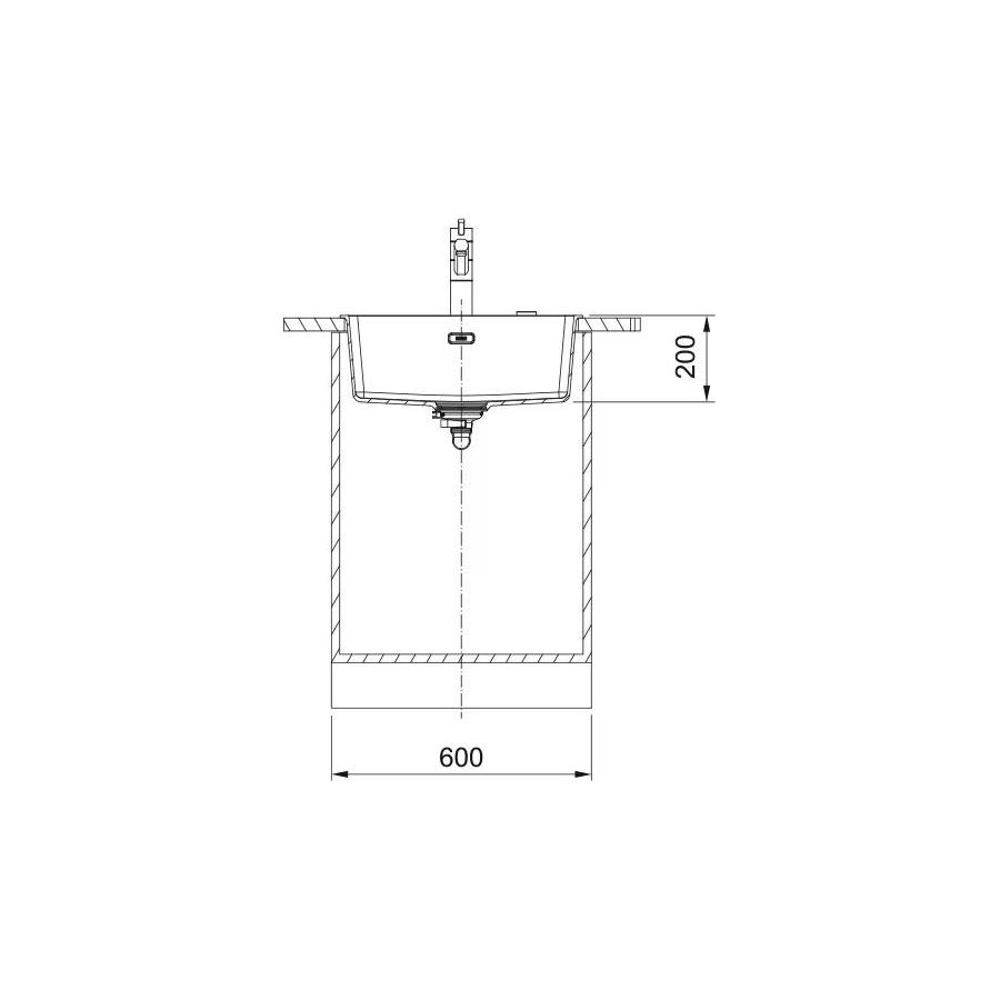 Sudoper Franke Maris 2.0 MRG 210-52 A Black Collection 135.0683.051