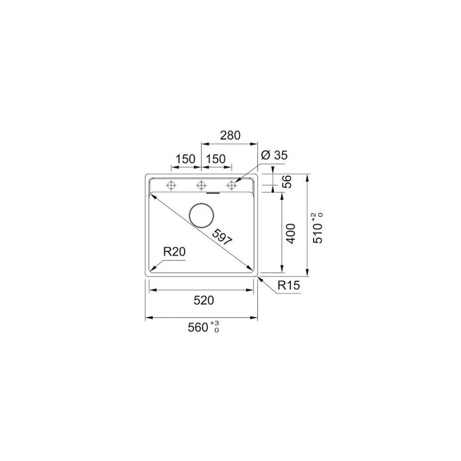 Sudoper Franke Maris MRG 610-52 TL