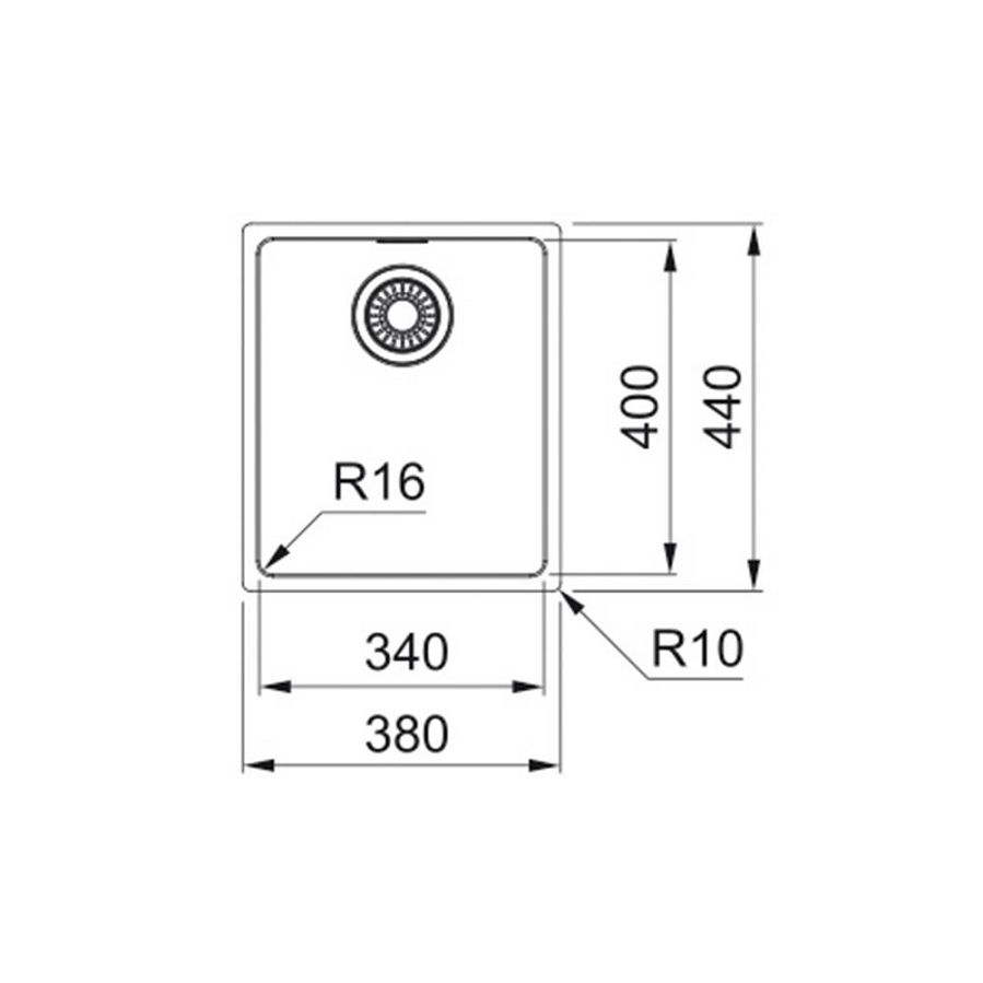Sudoper Franke Maris MRX 110-34 122.0531.850