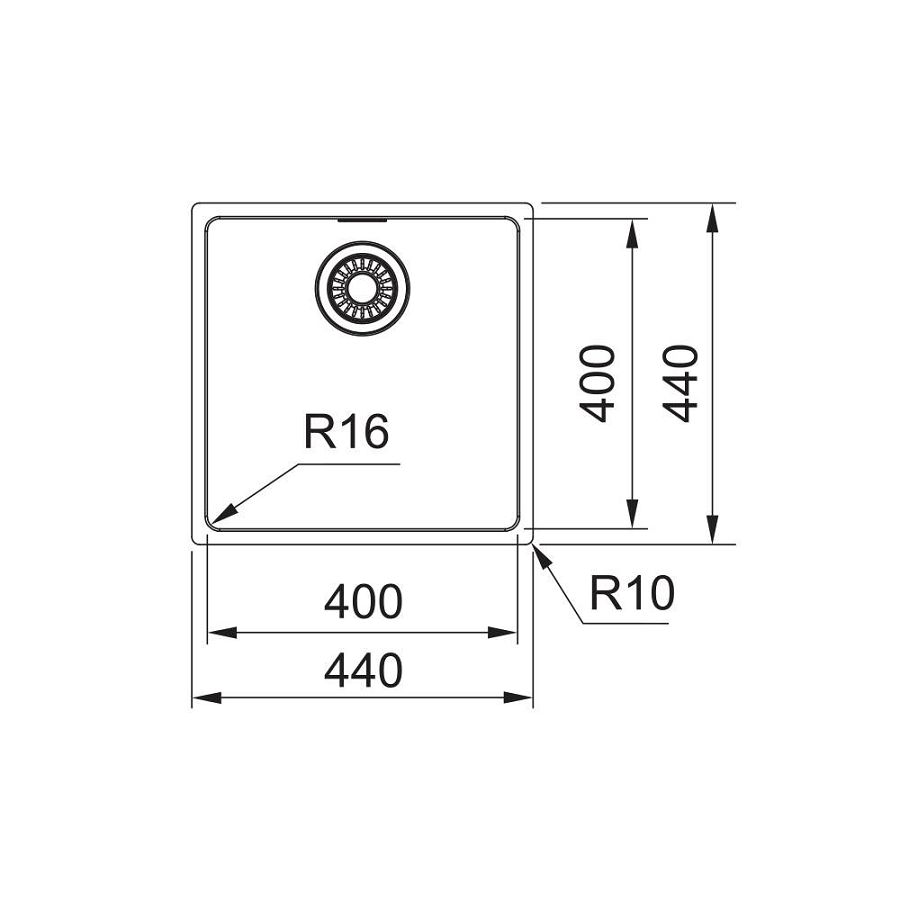 Sudoper Franke Maris MRX 110-40 122.0531.643