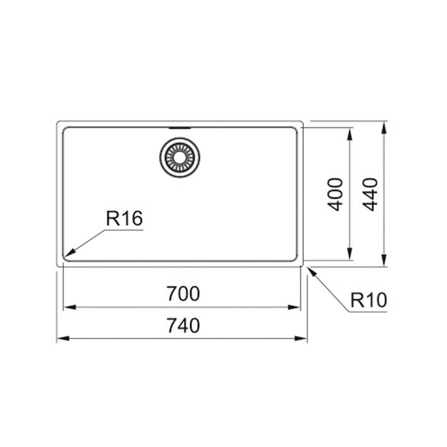 Sudoper Franke Maris MRX 210-70 127.0531.916