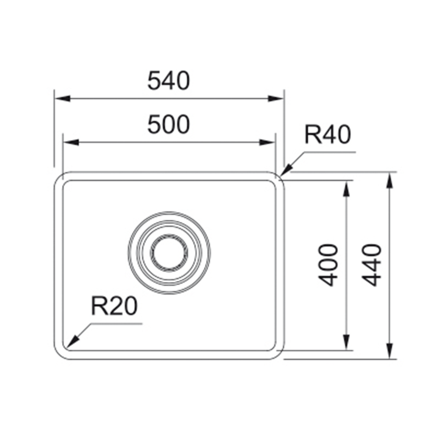 Sudoper Franke Maris Quiet MQX 110-50 inox 122.0694.477