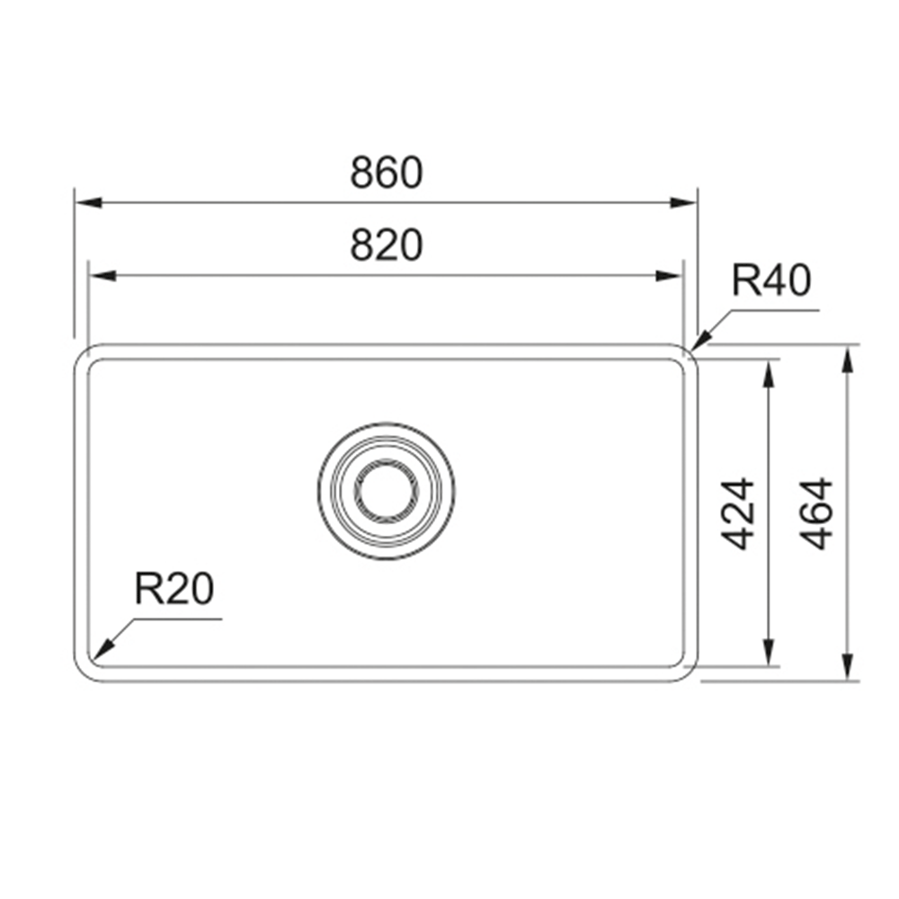 Sudoper Franke Maris Quiet MQX 110-82 inox 122.0694.479
