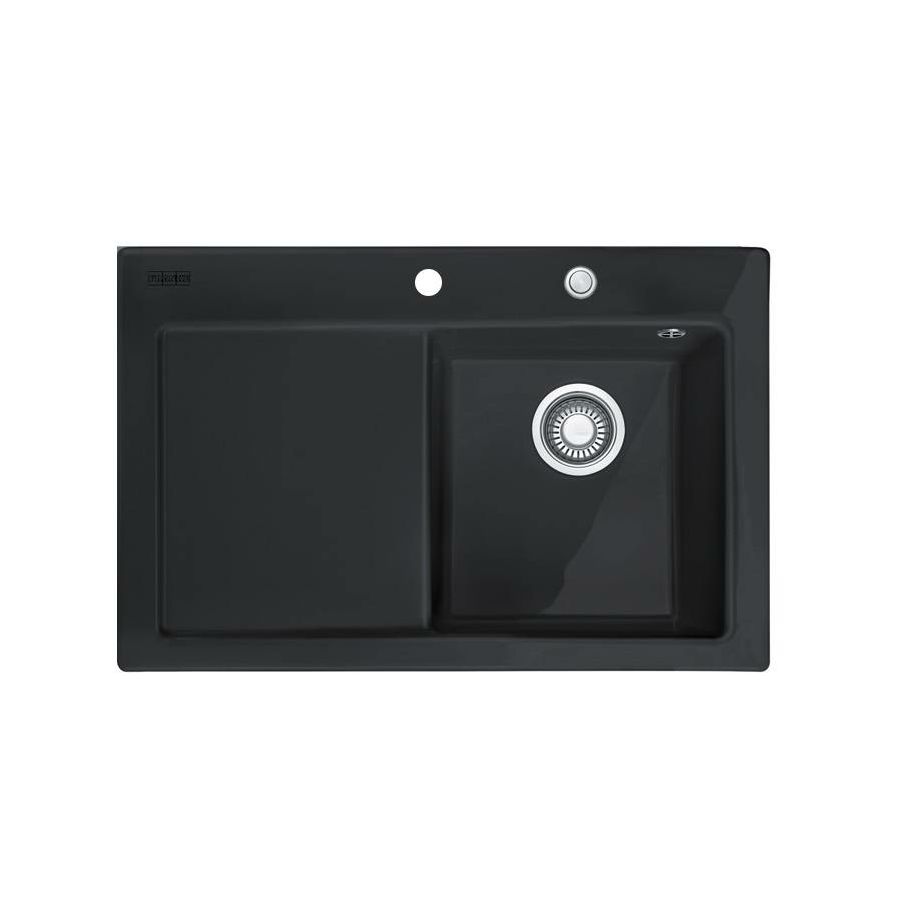 Sudoper Franke Mythos MTK 611-78 crni desno ocjeđivač 124.0433.445