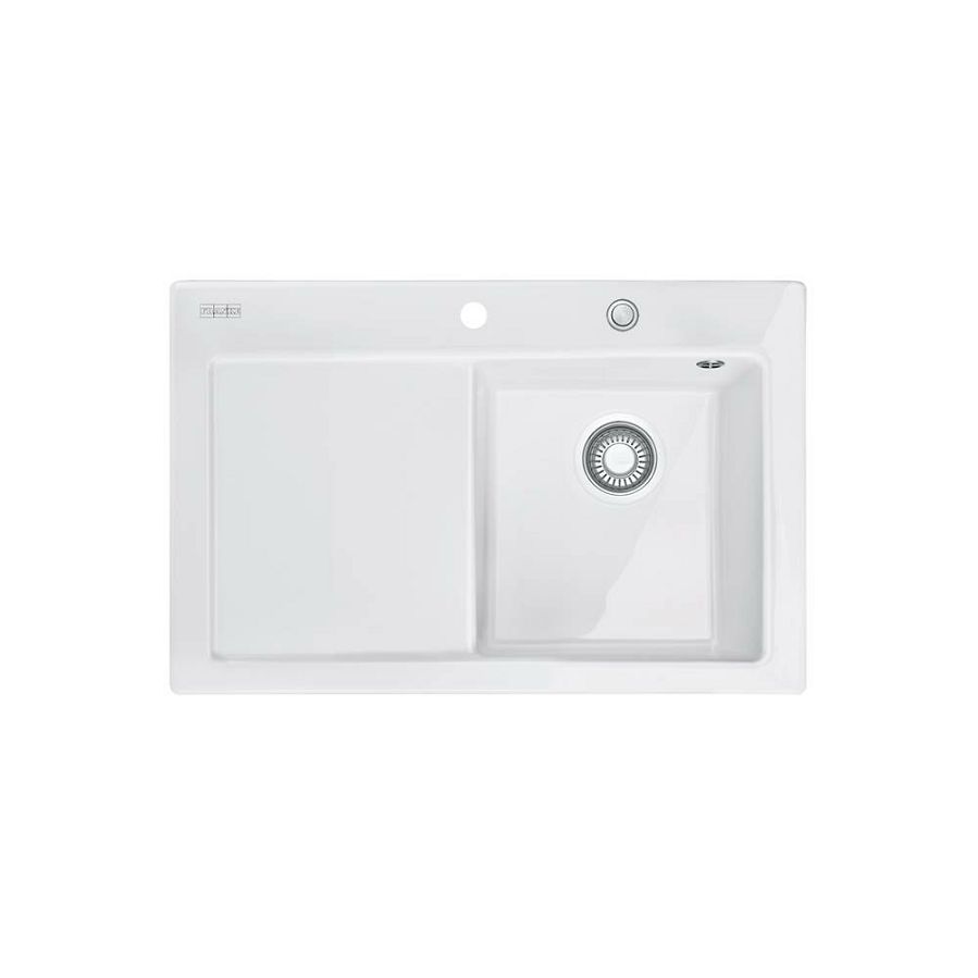 Sudoper Franke Mythos MTK 611-78 crni desno ocjeđivač 124.0433.445