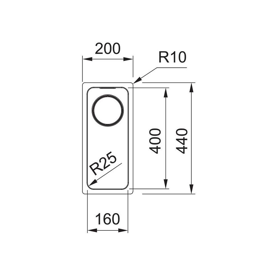 Sudoper Franke Mythos MYX 110-16 122.0627.021