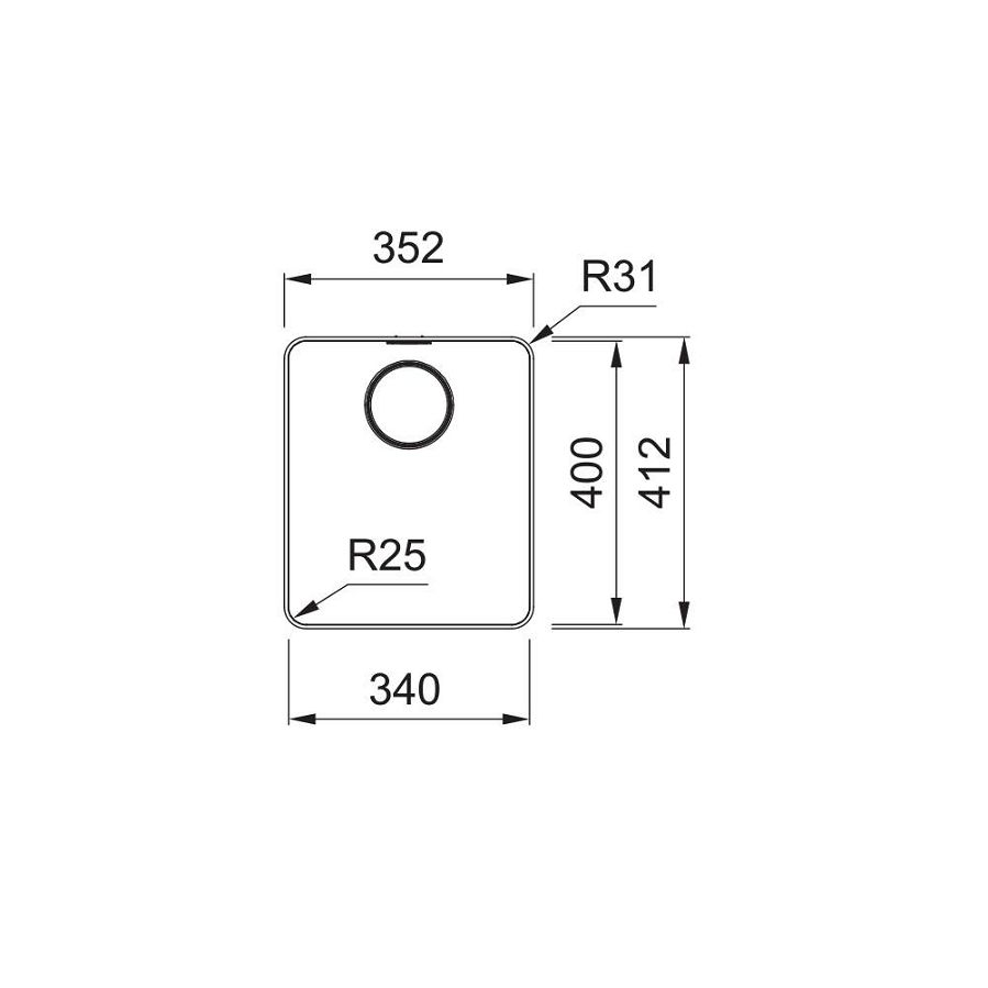 Sudoper Franke Mythos MYX 210-34 127.0618.769
