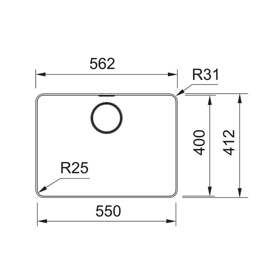 Sudoper Franke Mythos MYX 210-55 127.0625.054