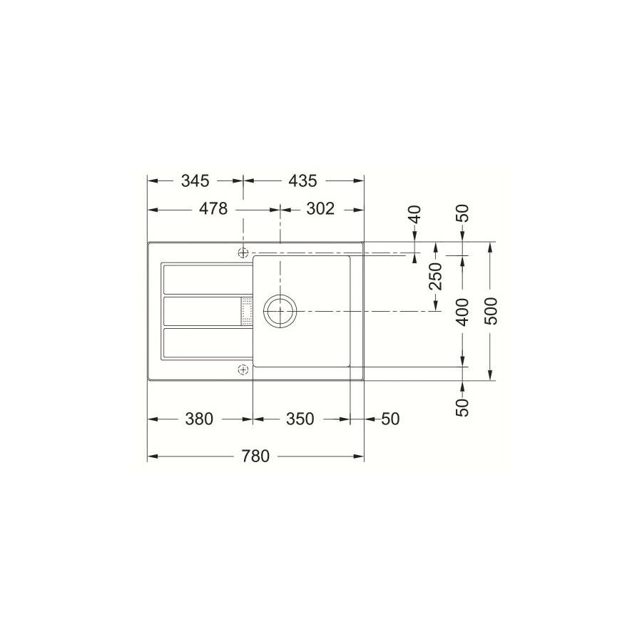 Sudoper Franke Sirius S2D 611-78 XL