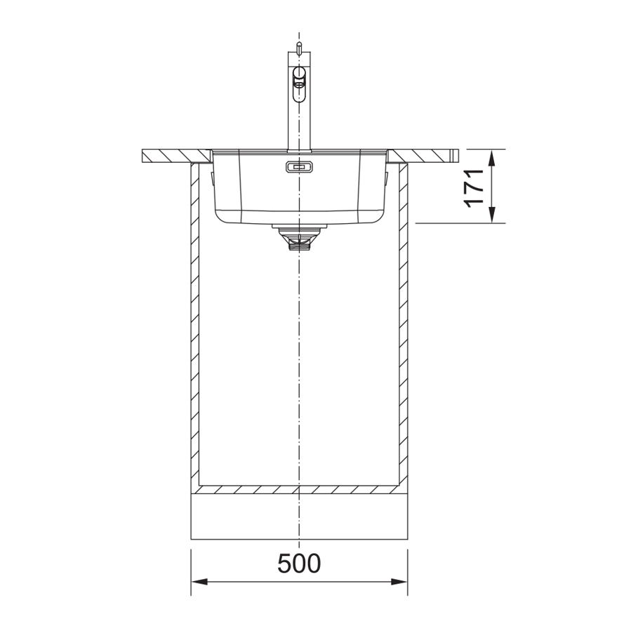 Sudoper Franke Smart SRX 210-40 TL inox 127.0704.666