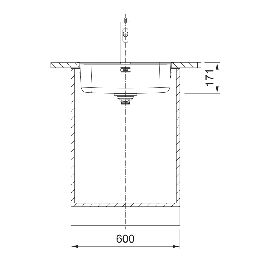 Sudoper Franke Smart SRX 210-50 TL inox 127.0704.667