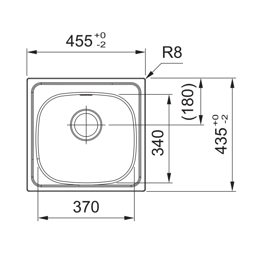 Sudoper Franke Spark SKN 610-37 mat inox 101.0708.052