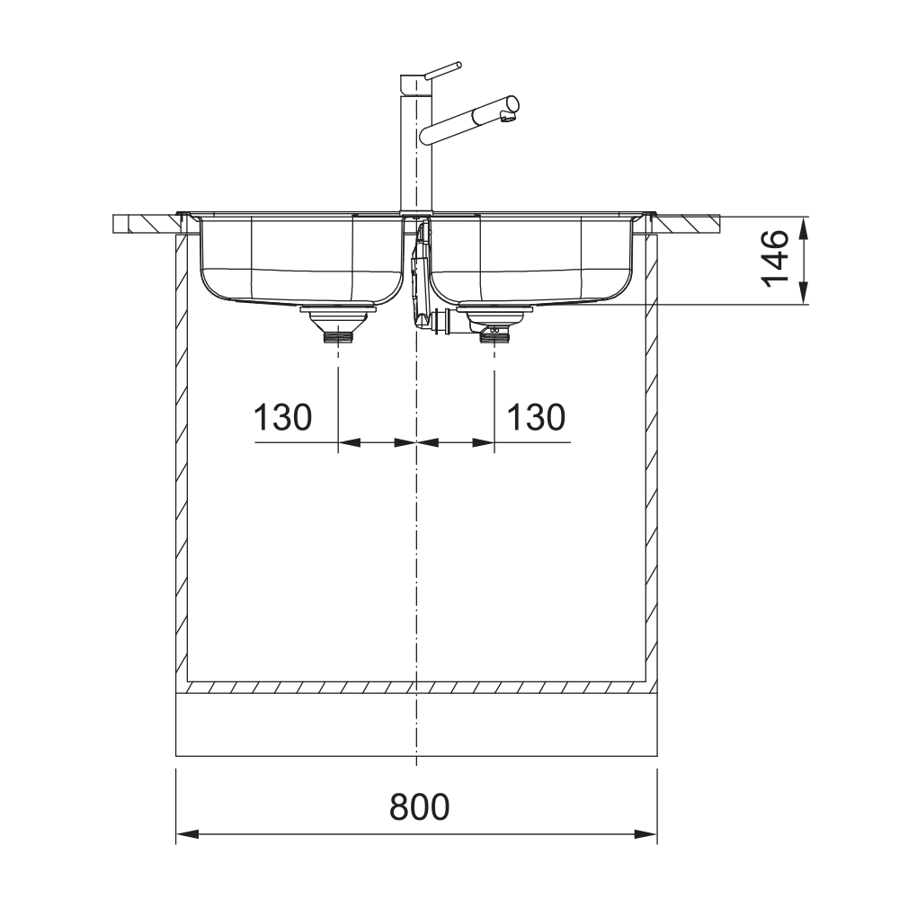 Sudoper Franke Spark SKX 620-80 inox 101.0712.131