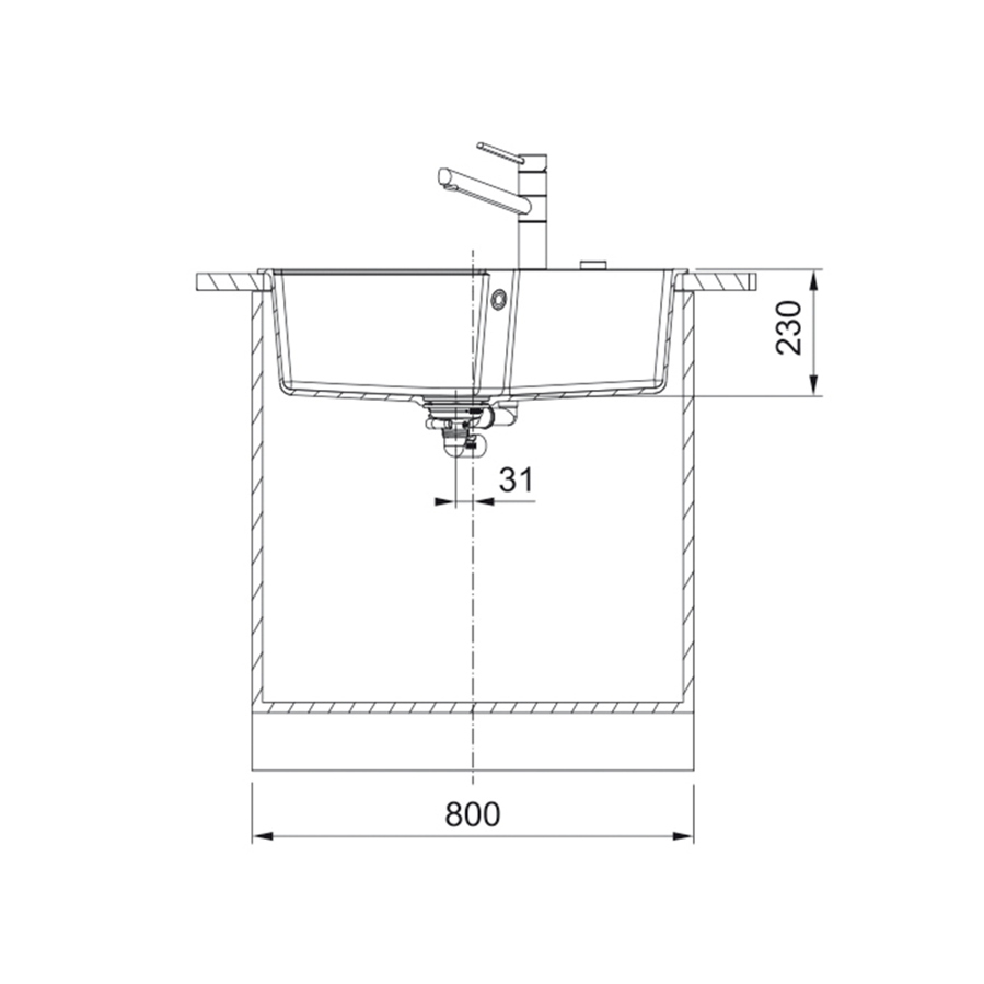 Sudoper Franke Urban 2.0 UBG 610-72 crni 114.0686.801