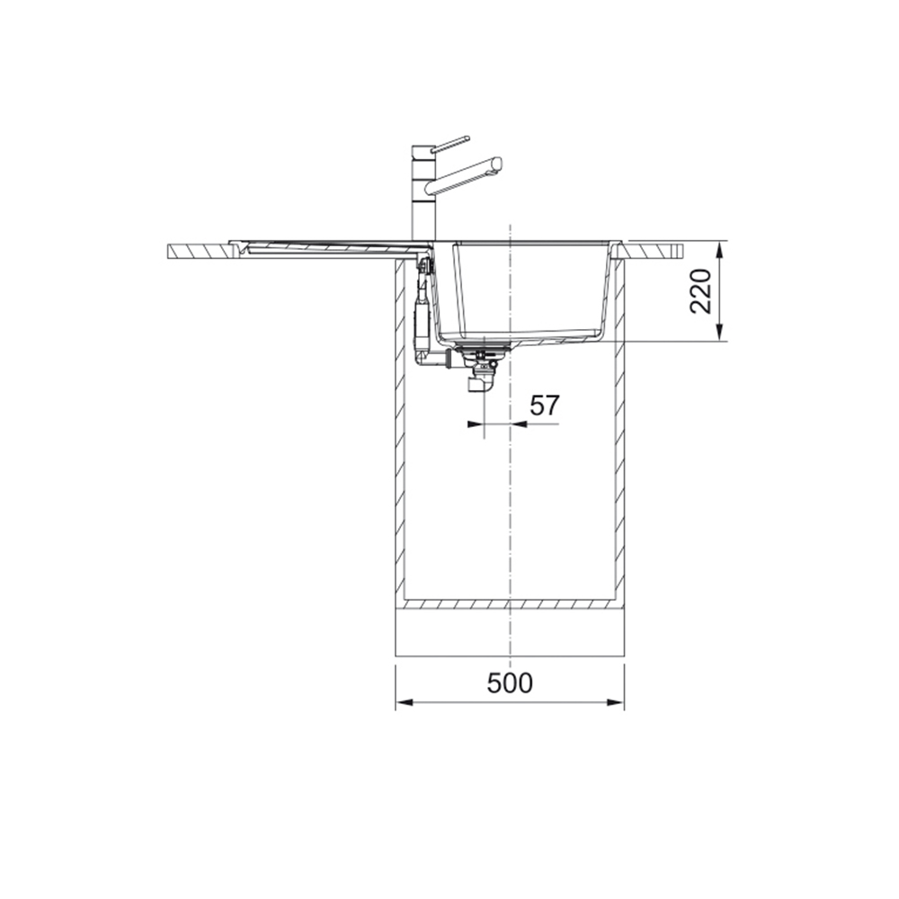 Sudoper Franke Urban 2.0 UBG 611-86 114.0686.760