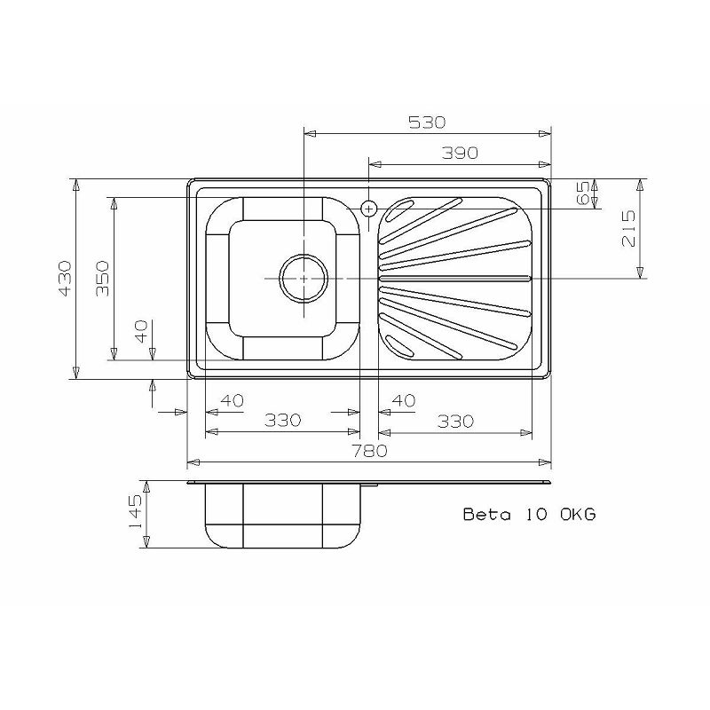 Sudoper Reginox BETA10 BAP