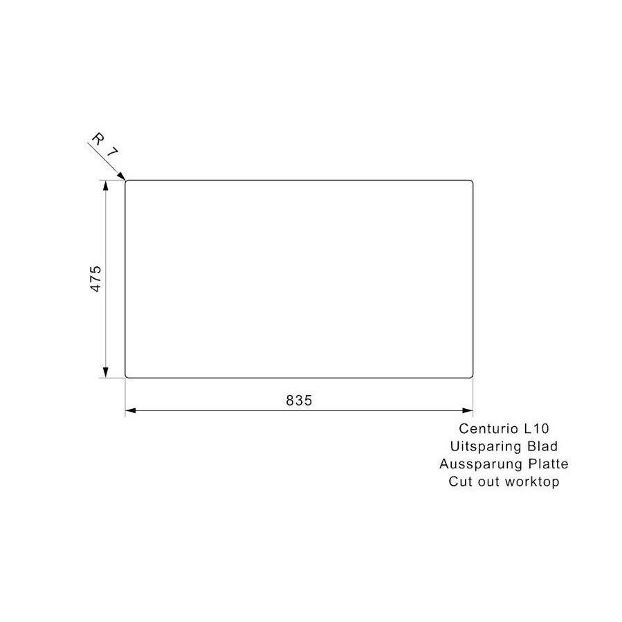 Sudoper Reginox Centurio L10 (L) Elite