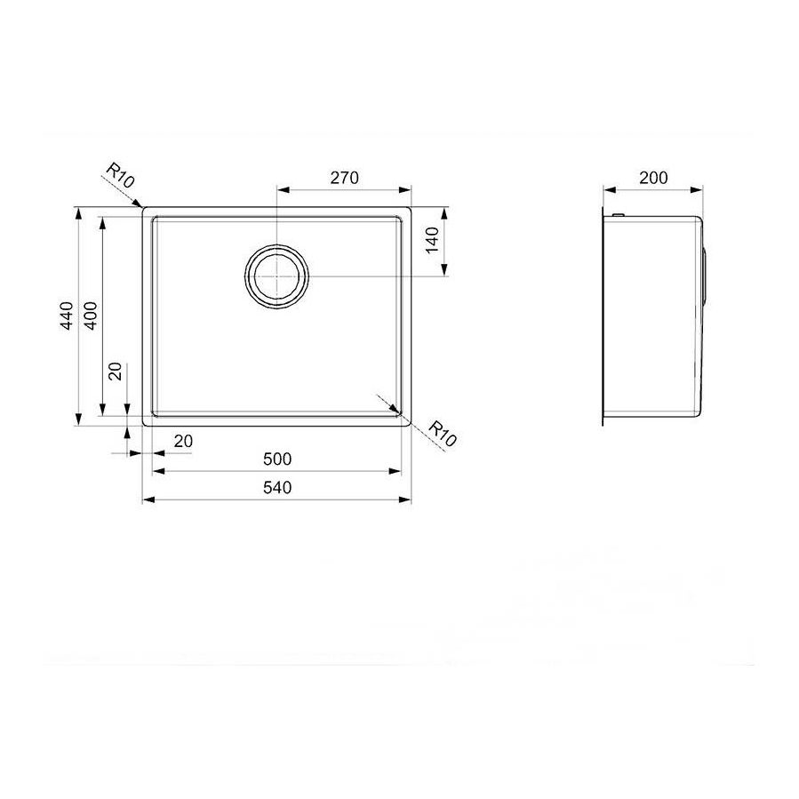 Sudoper Reginox Centurio L10 (L) Elite
