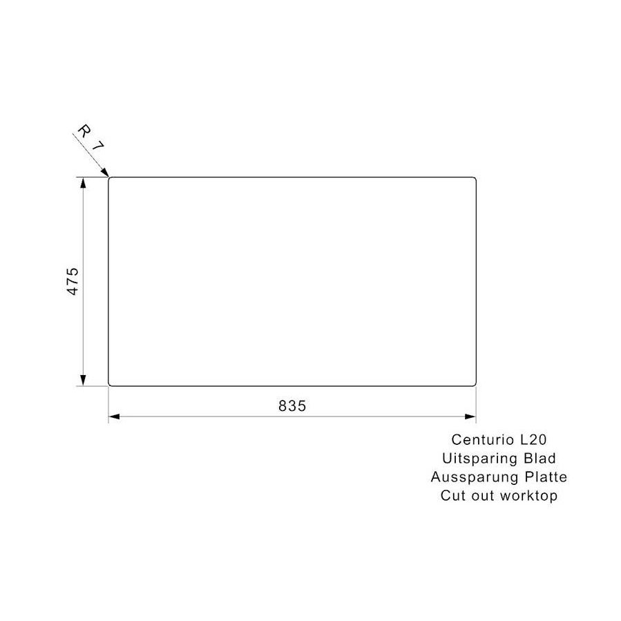 Sudoper Reginox Centurio L20 (L) Elite